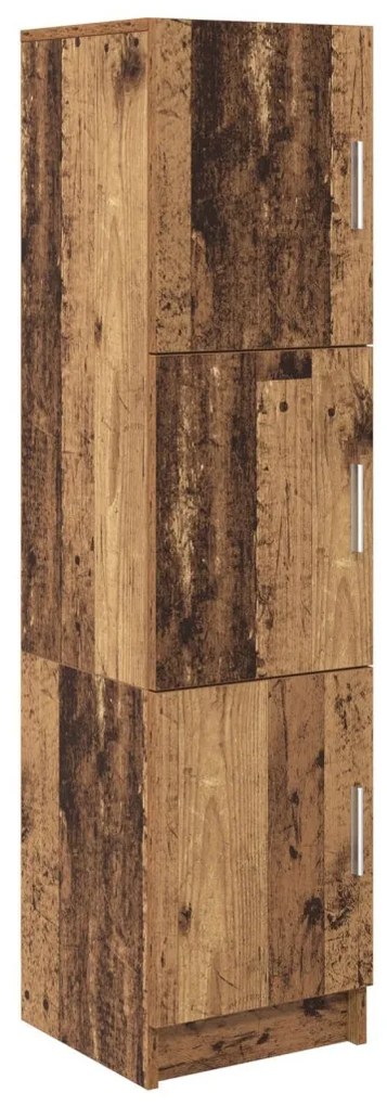 Magas Tároló Régi fa 31,5 x 32 x 124 cm Faanyag