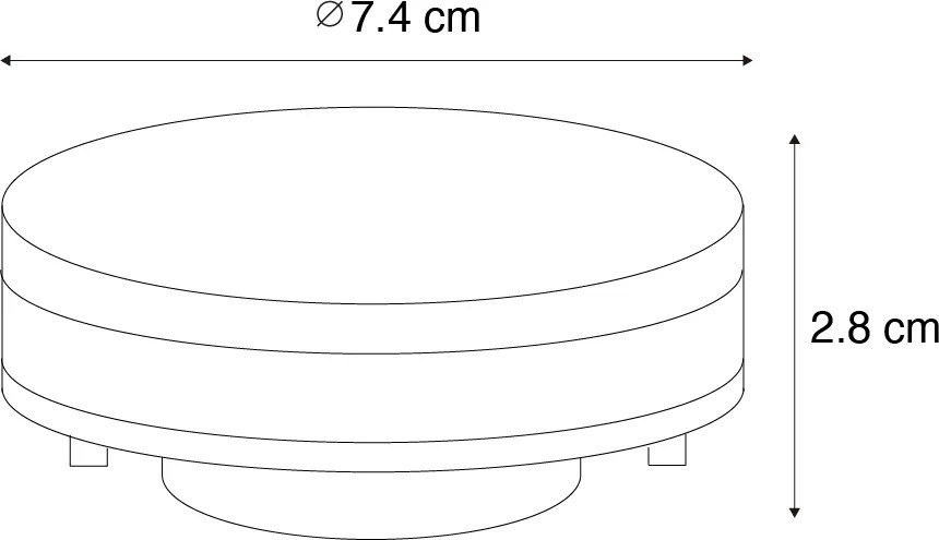 3 darabos intelligens GX53 dimmelhető LED izzókészlet 9W 806LM 2700K-6500K Zigbee Smart Hub-bal