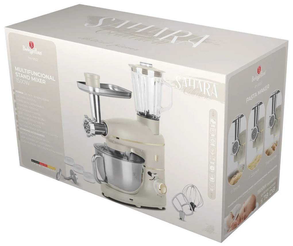Berlinger Haus multifunkcionális konyhai robotgép 1500 W Sahara Collection