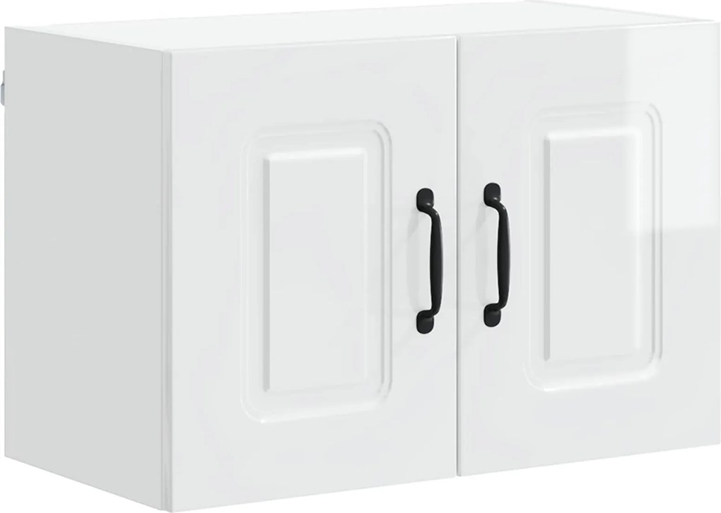 vidaXL Konyhaszekrény Kalmar Magas Fényű Fehér 60 x 31 x 40 cm Faanyag