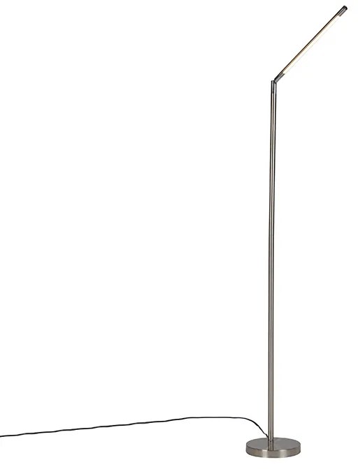 Modern állólámpa acélból, LED-del - Berdien