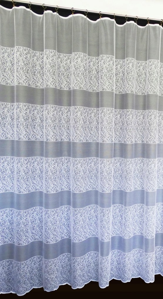 Mg Függöny jacquard 618/140 Fehér 250cm Minőség 0,5m