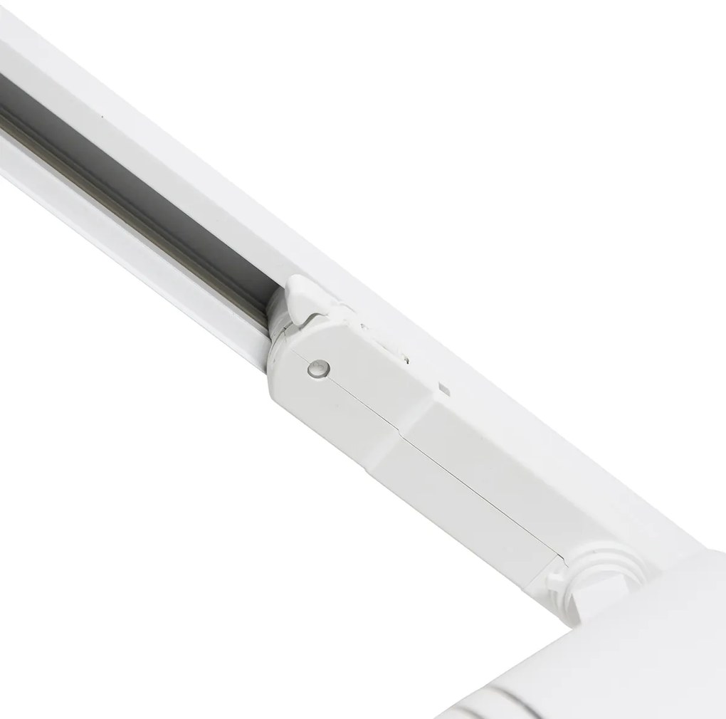 Modern 3 fázisú sínrendszer fehér 4 spotlámpával 3000-4000K - Ruler 38