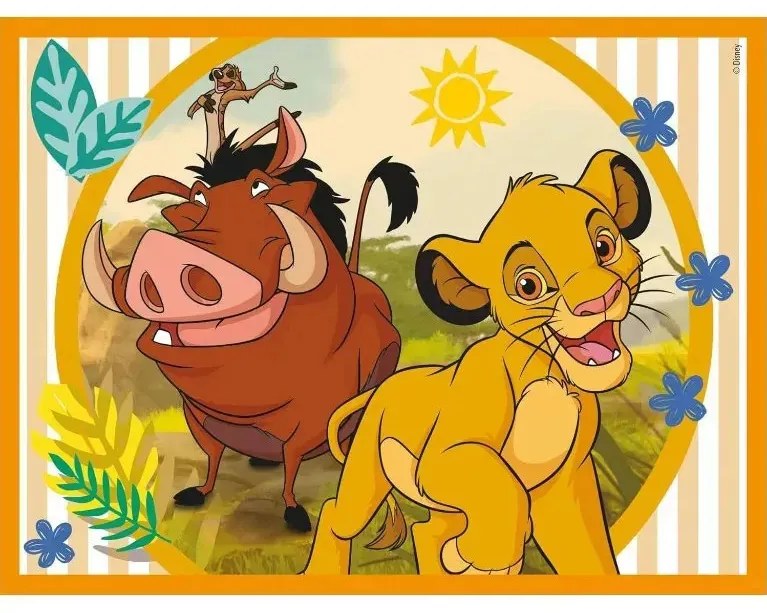 Disney Classics Striped Frame mesekocka 12 db-os Clementoni