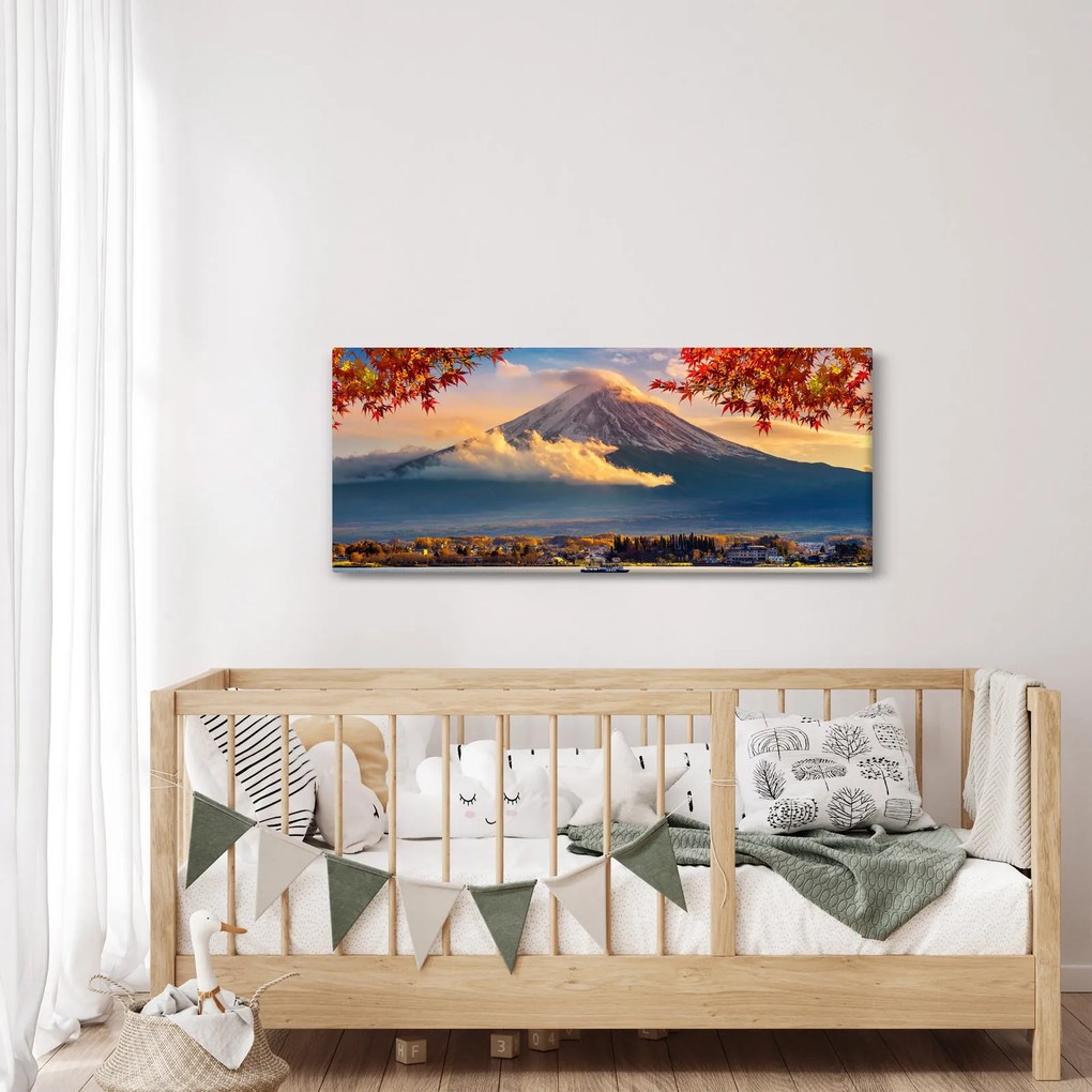 Kép - japán, Fuji hegy (120x50 cm)
