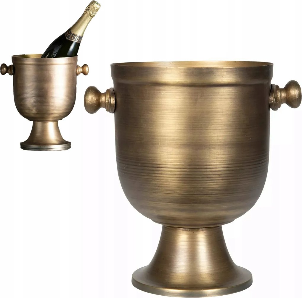 Bortartó Állvány Fém Arany pezsgőhűtő borosüveg jég