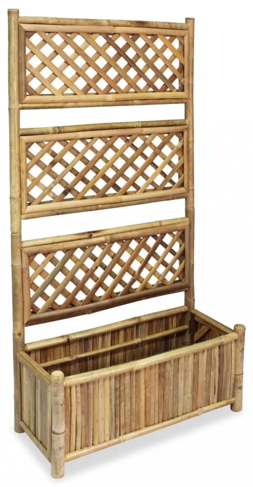 bambusz kerti magaságyás apácaráccsal 70 cm