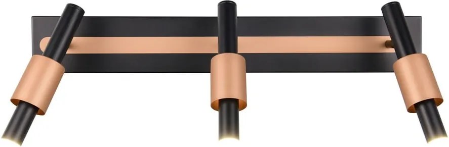 Fekete-bronzszínű LED spotlámpa 20,5x63 cm Ikaris – Trio Select