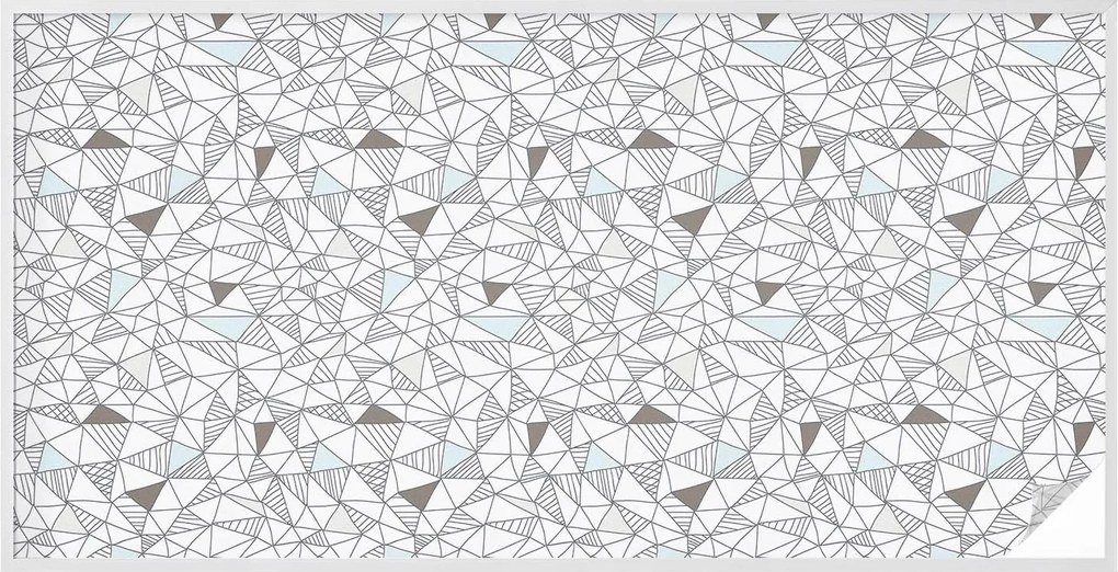 Ablaküveg fólia Adatvédelem Absztrakt formák 200x100 cm