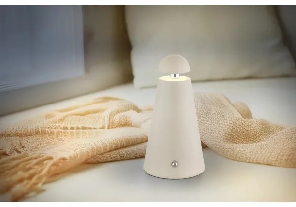 Globo 21042B - LIVA újratölthető, érintésvezérlésű, szabályozható fényerejű LED asztali lámpa LED/1,2W/5V 1200 mAh