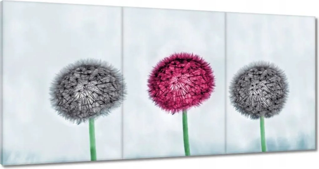 Vászonkép 180x90 Szürke-lila