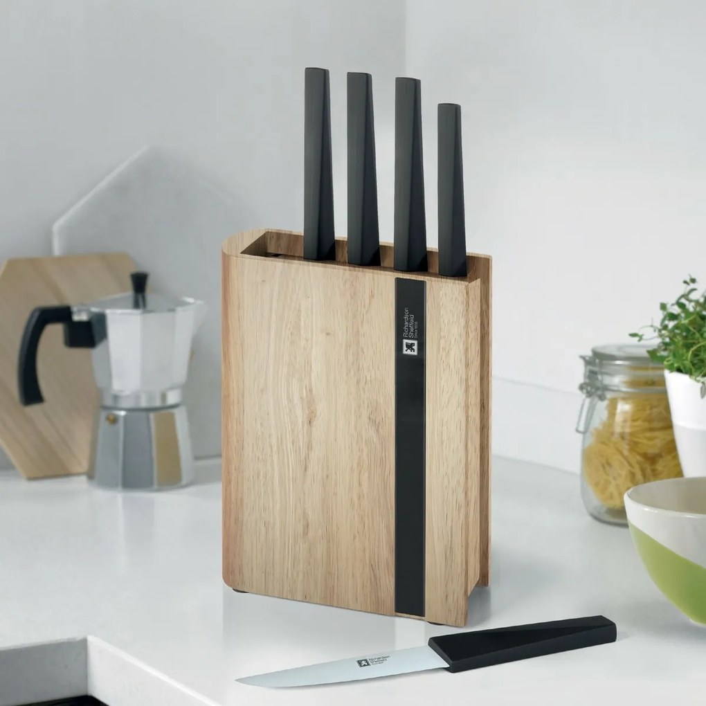 Amefa amerikai 5 db-os konyhai késkészlet blokkban