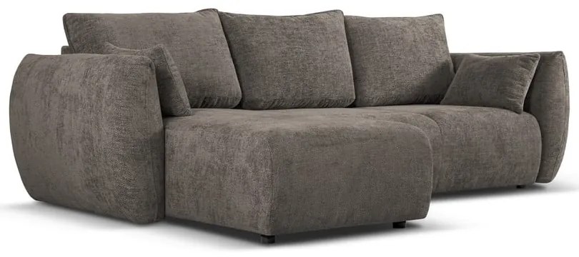 Szürke sarokkanapé (bal oldali) Matera – Cosmopolitan Design