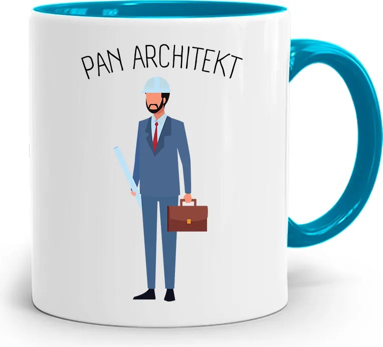 Kék Építész Bögre Építész Úr Ajándék fényképes nyomtatással