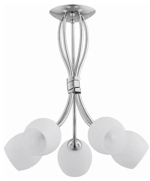 Felületre szerelhető csillár  BUENA 5xE14/10W/230V króm