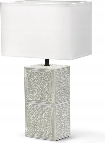 Aigostar Kerámia éjjeli lámpa E14 fehér