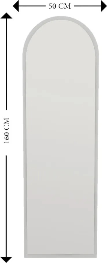 Emma tükör, fehér, 50 cm