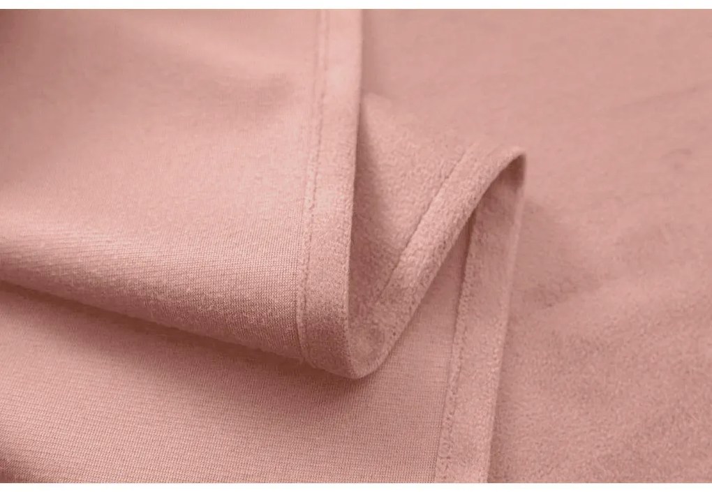 Sötétítő függöny VELVET 140x250 cm, rózsaszín Felfüggesztés: Fém gyűrűk