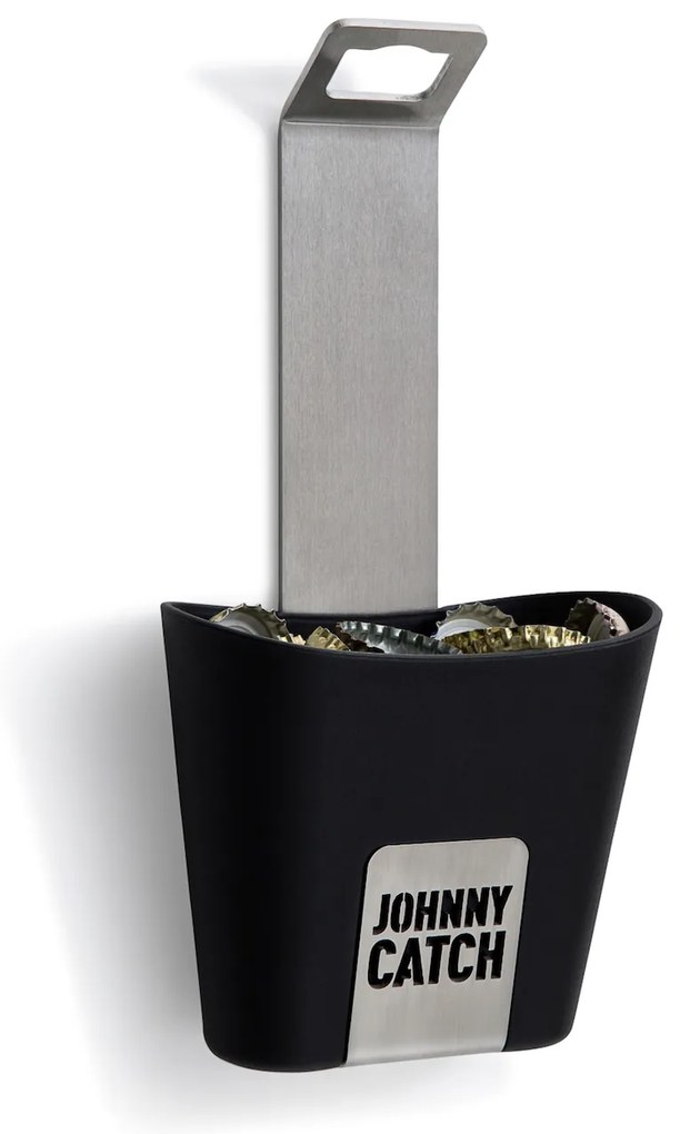 Nástěnný otvírák s kapsou na víčka JOHNNY CATCH CUP - Höfats