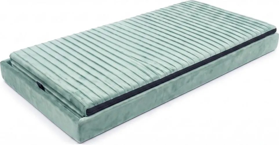 MALAGA összehajtható tárolós puff 76 cm ,menta