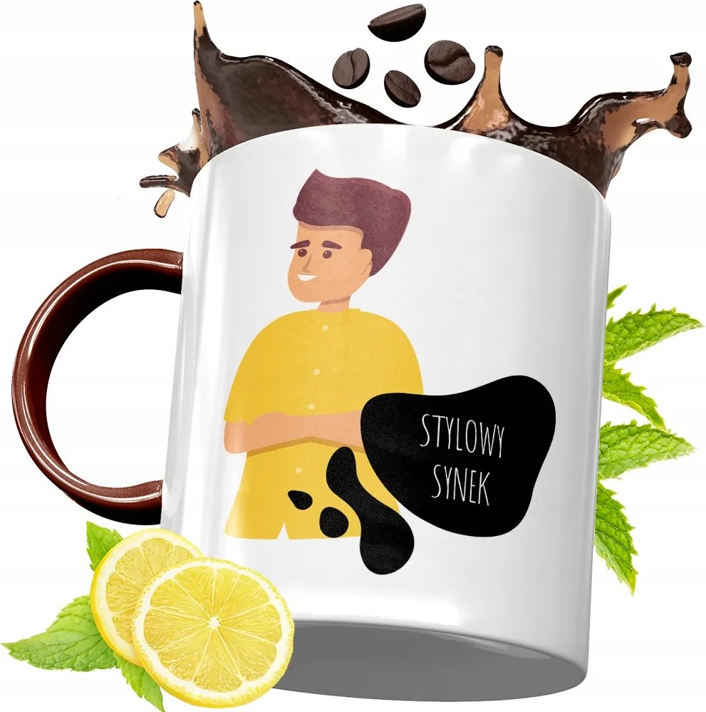 Bordó Bögre Fiúnak Születésnapi Ajándék fényképes nyomtatással