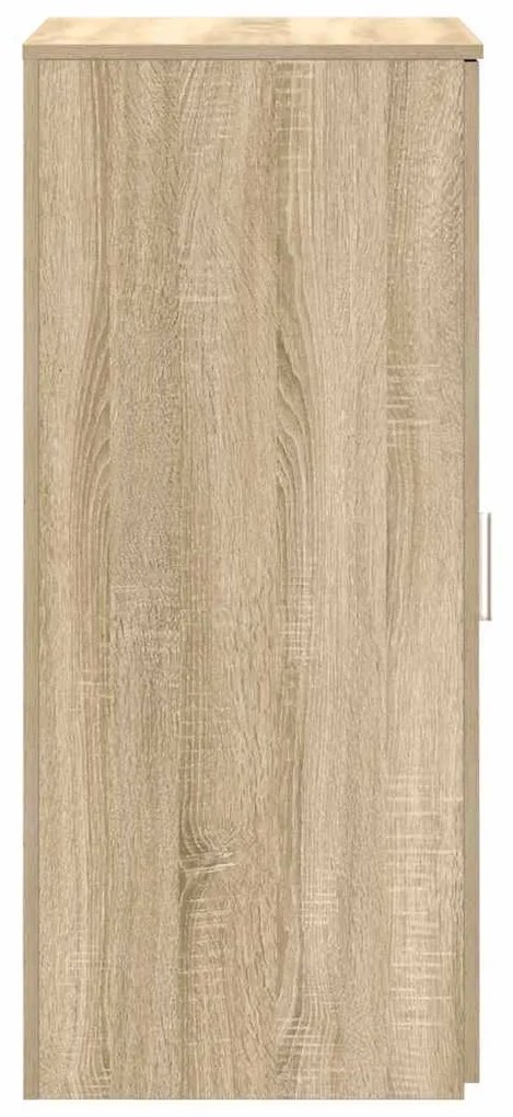 tároló szekrény sonoma tölgy 50x45x103,5 cm szerelt fa