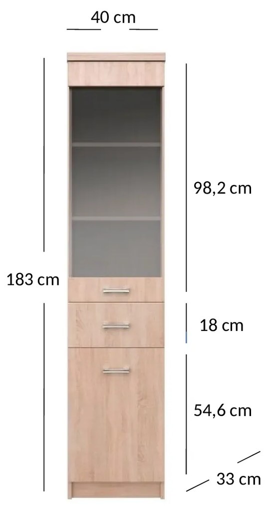 Vitrin Tianna (szonoma tölgy). 1053325