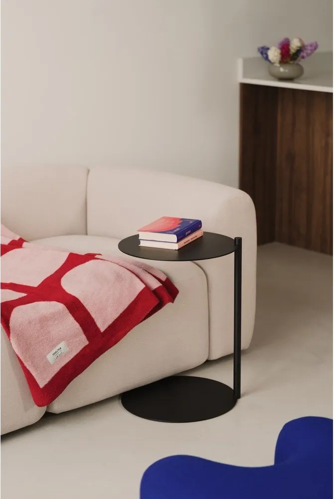 Acél kerek tárolóasztal 41x40 cm Ande – noo.ma