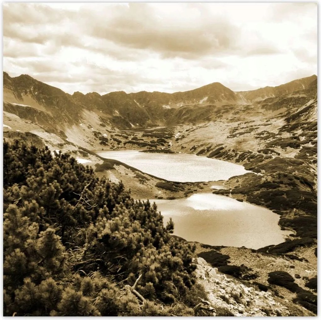 Poszterek 30x30 Tátra Lengyel hegyek Kilátás