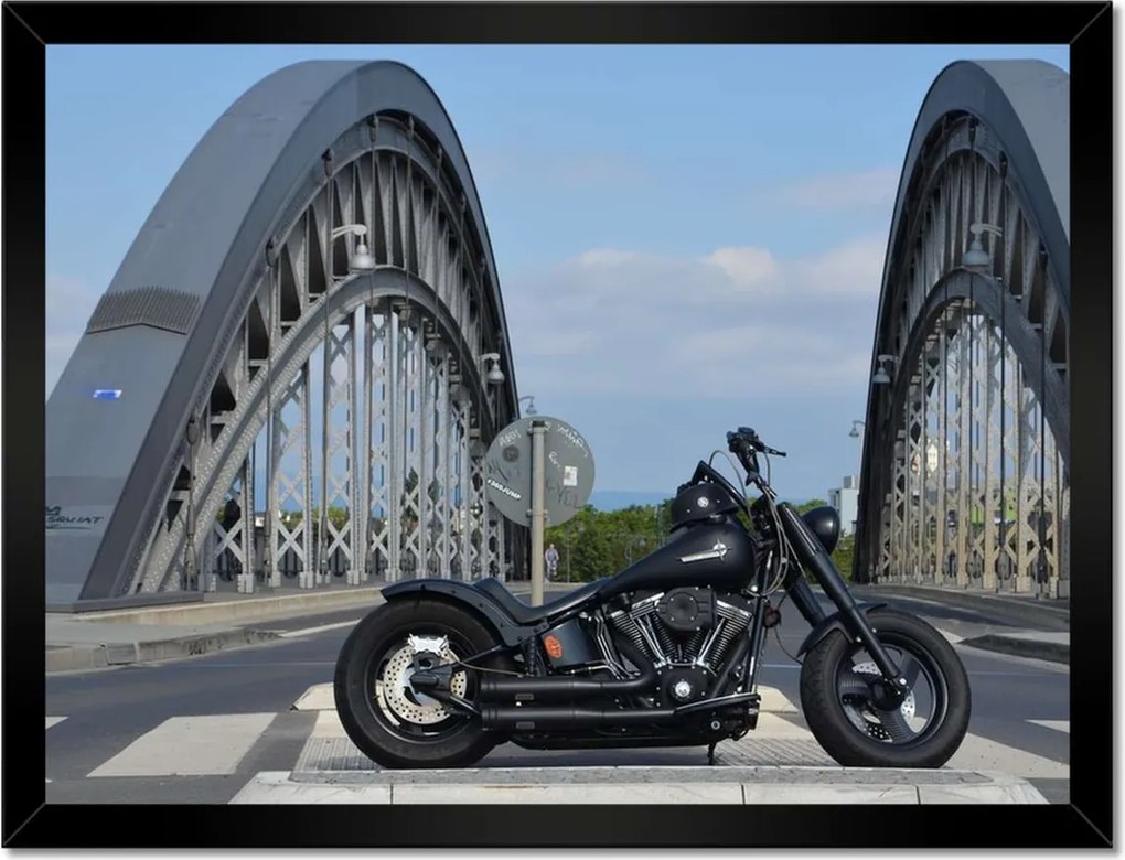 Poszterek keretben 40x30 Harley Davidson Motorkerékpár