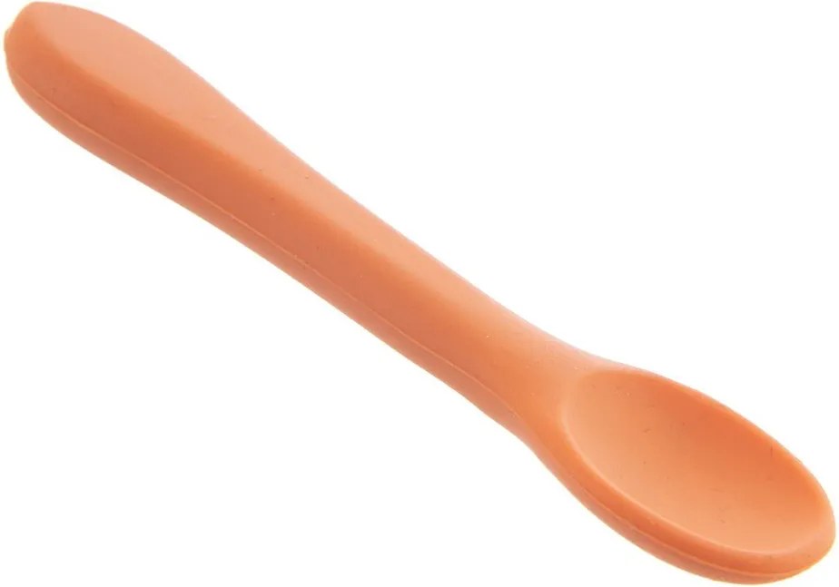 Narancssárga szilikon gyerek kanál – Orion