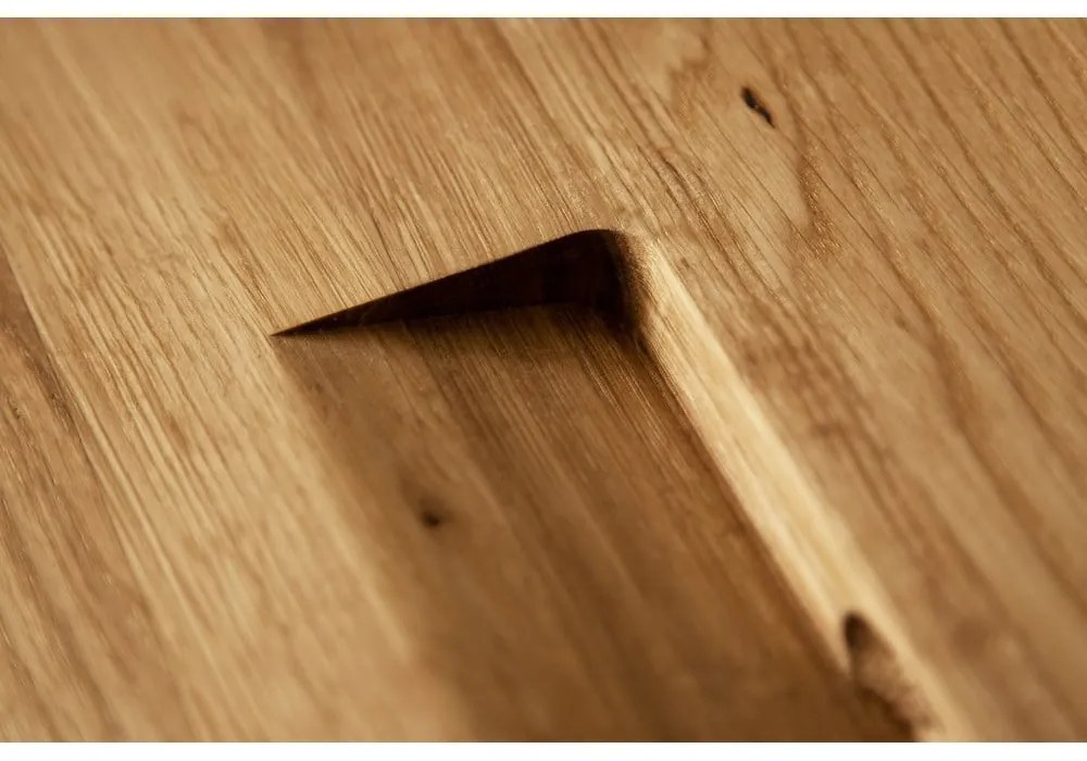 Tölgyfa fésülködőasztal 120x53 cm Golo - The Beds