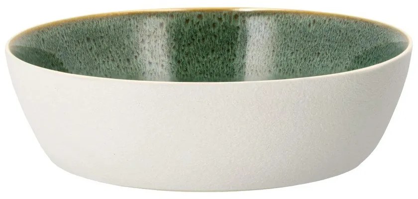 Fehér-zöld kőedény tálka 850 ml Gastro White/Green – Bitz
