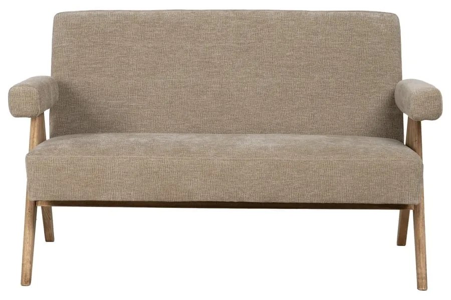 Bézs zsenília kanapé 134 cm Rest – Ixia