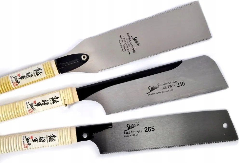 3 db-os japán fűrész készlet 240mm Osaka Shogun