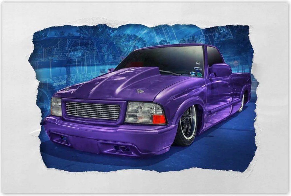 Poszter 60x40 Lila PickUp S10