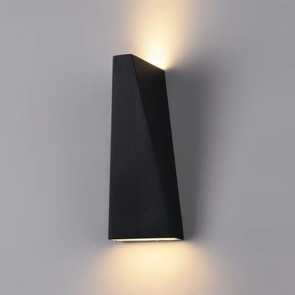 MAYTONI O580WL-L6B TIMES Modern Kültéri Fali Lámpa Fekete LED IP54