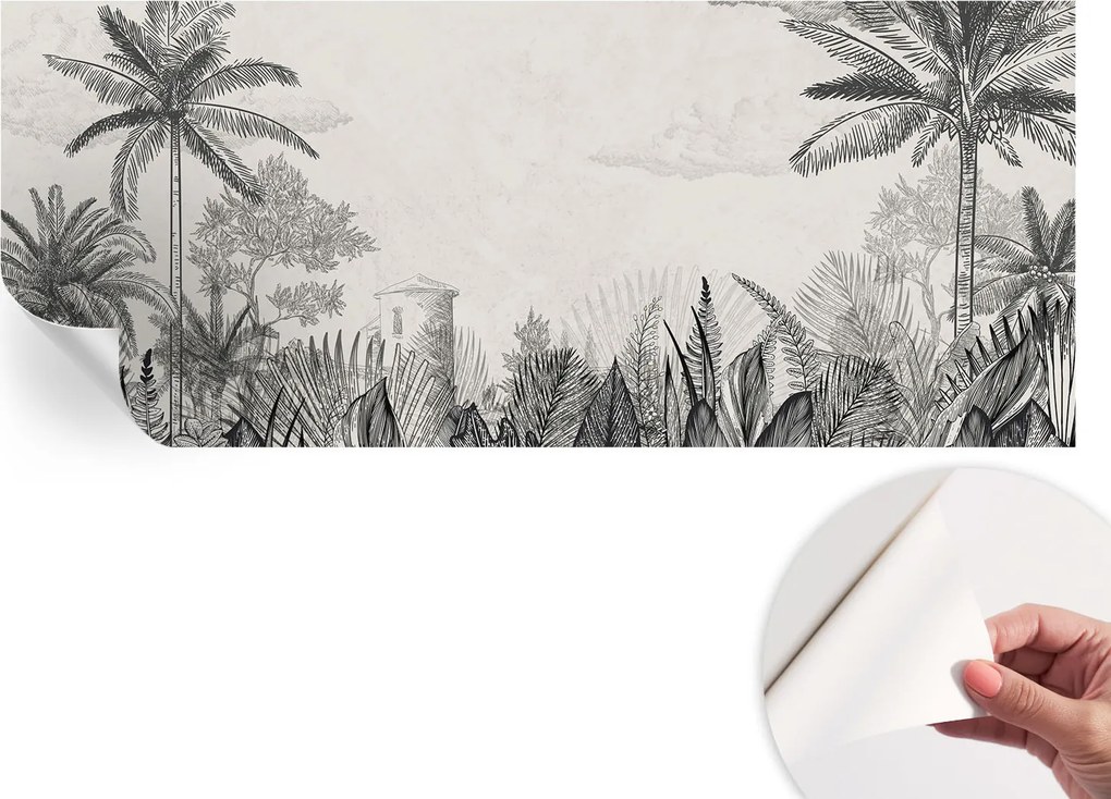 Öntapadós fali fotótapéta Hálószobába Trópusi táj 250x104