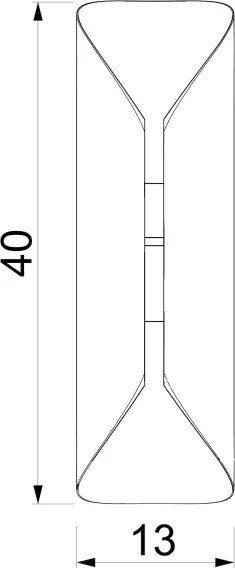 Fali lámpa BARBOS 2xG9/8W/230V bordó