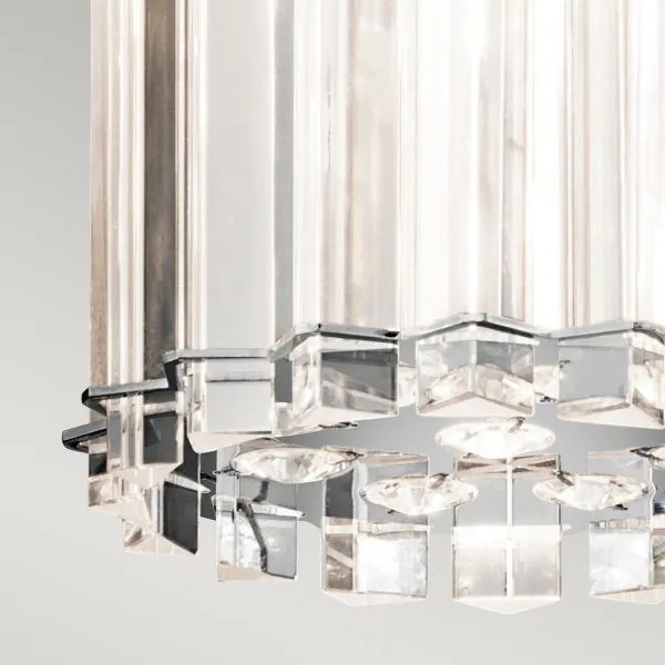 ELSTEAD KL-CRYSTAL-SKYE-MP CRYSTAL SKYE Fürdőszobai Függő Lámpa Króm G9 IP44