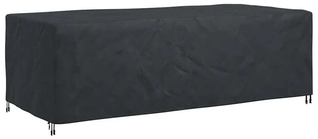 Kültéri bútorhuzat Fekete 300 x 110 x 70 cm 210D