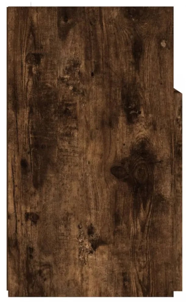 füstös tölgy színű LED-es TV-szekrény 120 x 30 x 50 cm