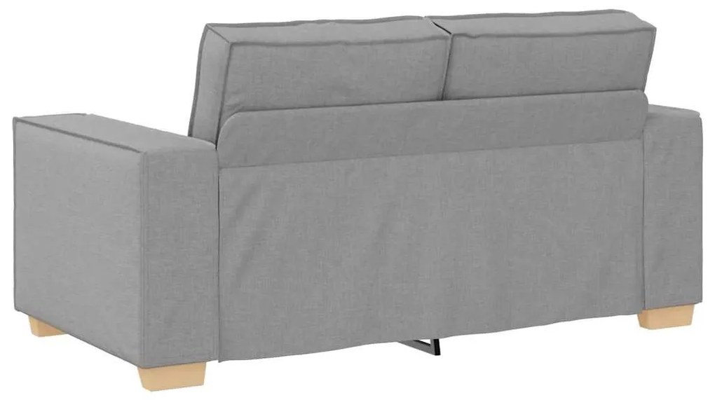 kétszemélyes, felhőszürke szövetkanapé 120 cm