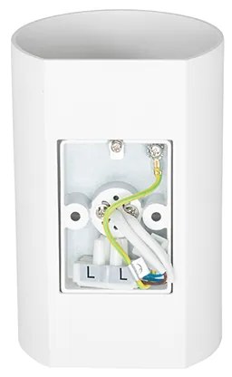 Kerek dizájn fali lámpa fehér - Sabbir