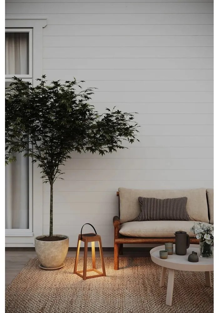 Barna napelemes-USB kültéri LED lámpás (magasság 54 cm) Nordic – Markslöjd