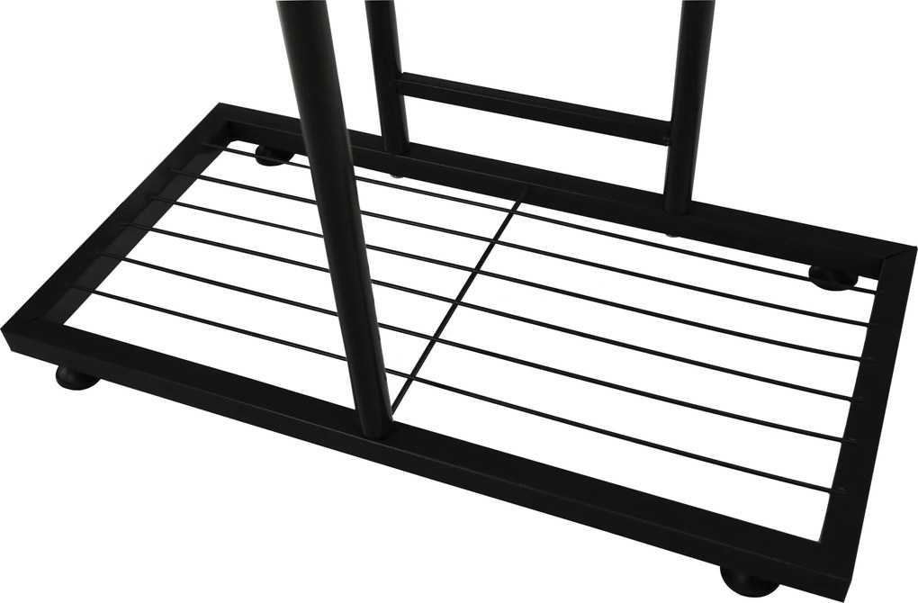 Fém állvány a virágokra, sötétszürke, BAMIR TYP 1