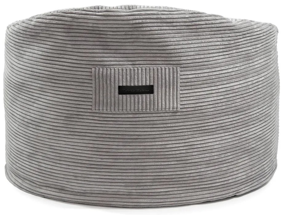 Kék kordbársony gyerek babzsákfotel Om 85 – SLOWDOWN