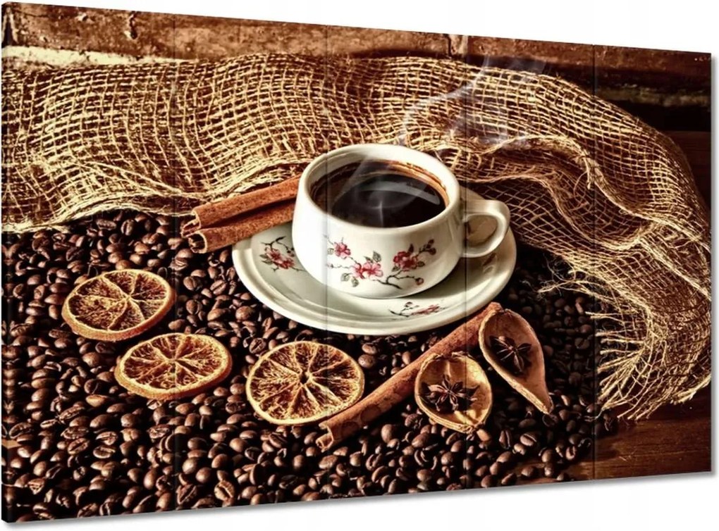 Vászonkép 100x70 Kávéscsésze vaníliával