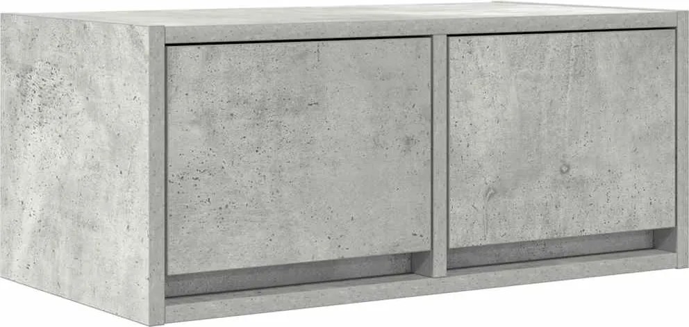 vidaXL betonszürke szerelt fa TV-szekrény 60x31x25,5 cm