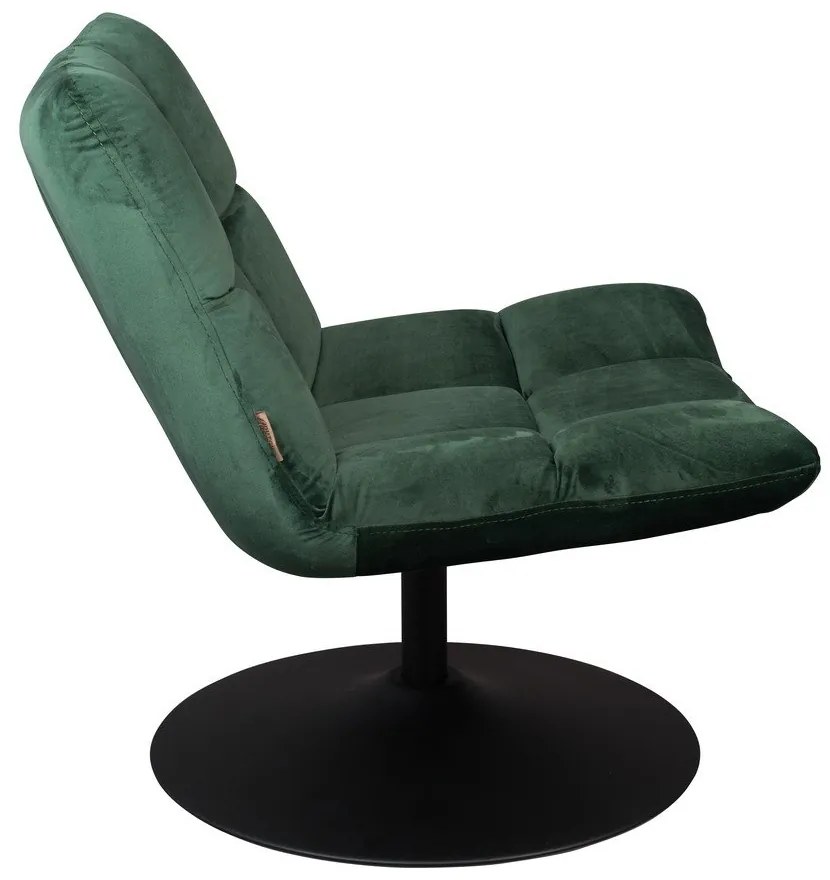 Bar zöld bársony fotel - Dutchbone